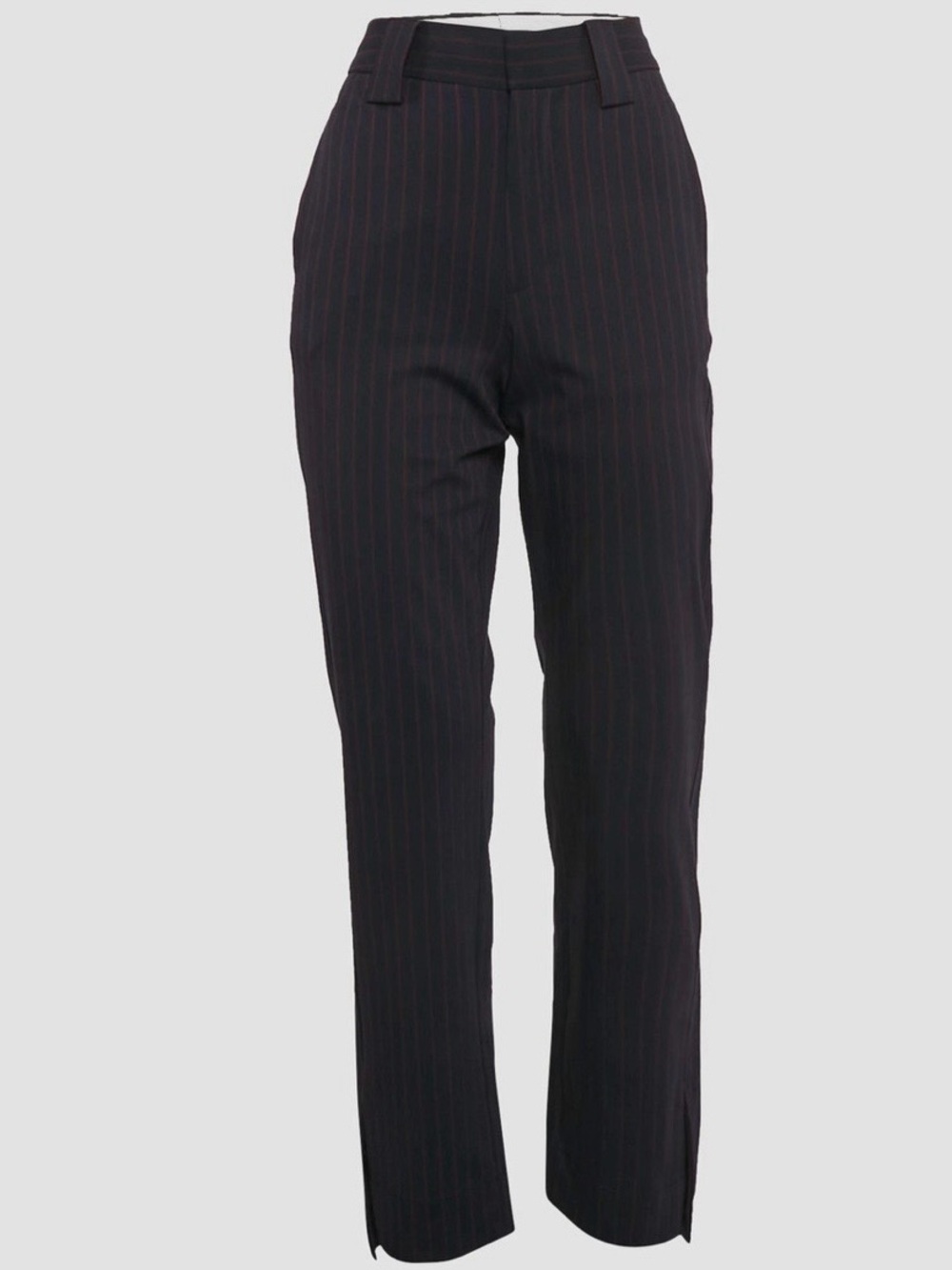 Ganni Navy and Red pinstripe trousers #pinstripe #formalwear #tailoring